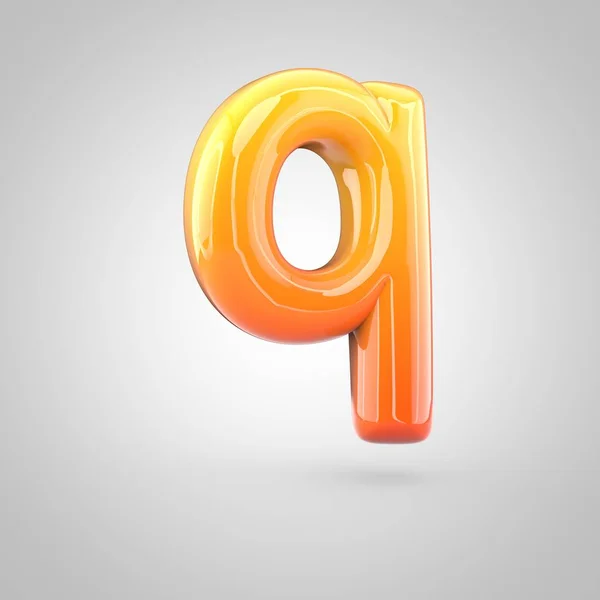 Alphabet brillant lettre q — Photo