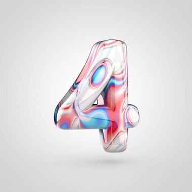 Parlak su mermer sayı 4 