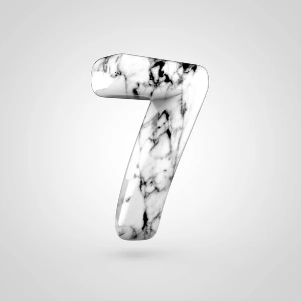 Blank marmor nummer 7 — Stockfoto