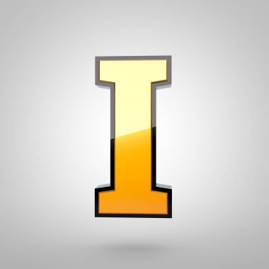 Ben büyük harf altın mektup 