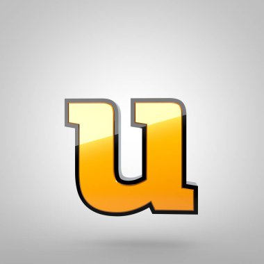 Altın harf U küçük 