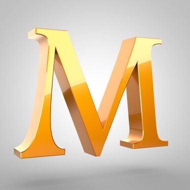 Altın harf büyük harf M