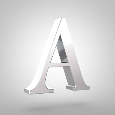 Gümüş harf büyük bir 