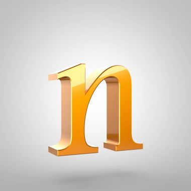 Altın harf N küçük 