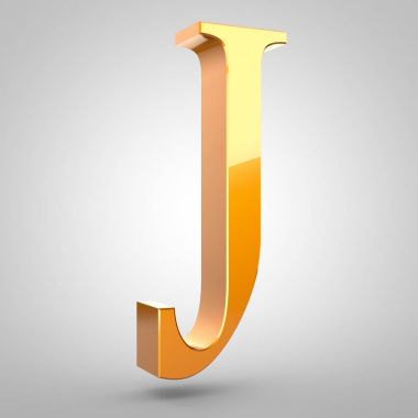 Altın harf büyük harf J