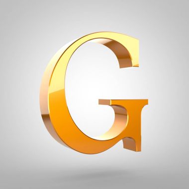 Altın harf büyük harf G