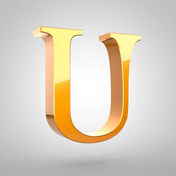 金字母大写 U — 图库照片