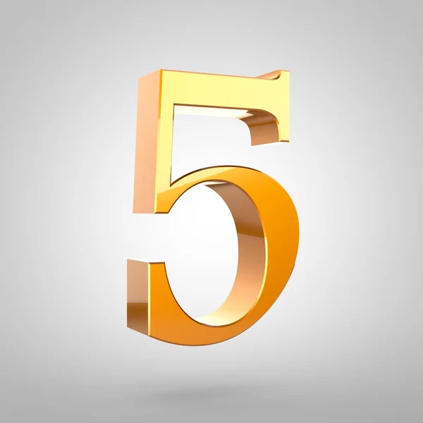 Numero d'oro 5 — Foto Stock