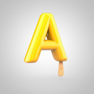 Dondurma mektup bir büyük harf