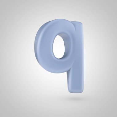 Serenity renk harf Q küçük