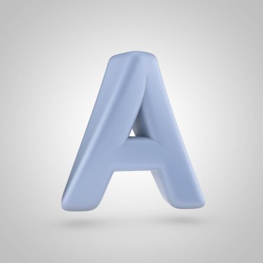 Serenity renk mektup bir büyük harf