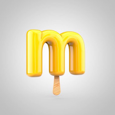 Dondurma harf M küçük
