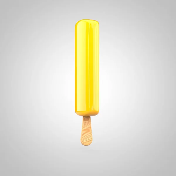 Ice cream letter L lowercase — Stock Photo, Image