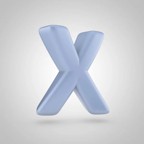 Serenity färg bokstaven X versaler — Stockfoto