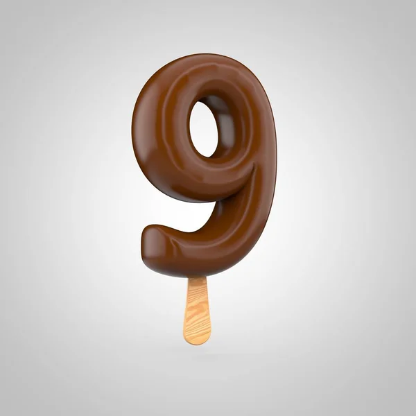 Ice-cream szám 9 — Stock Fotó
