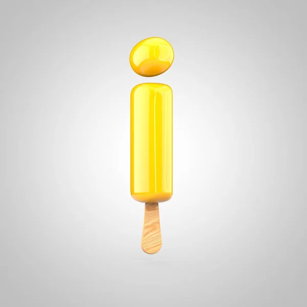 Ice cream letter I lowercase — Stock Photo, Image