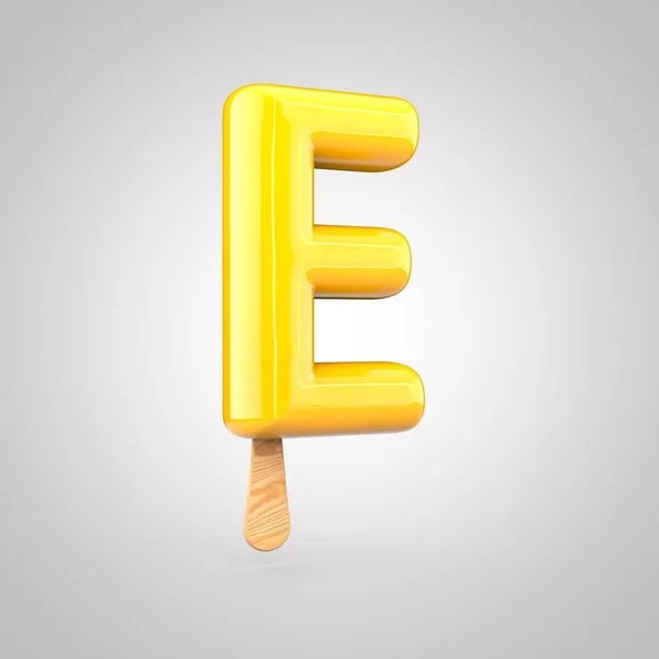 Ice cream letter E uppercase — Stock Photo, Image