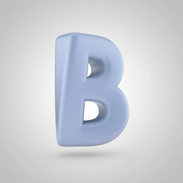 Кольорова літера серединності B верхній регістр — стокове фото
