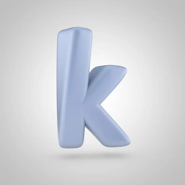 Serenity färg bokstaven K gemener — Stockfoto