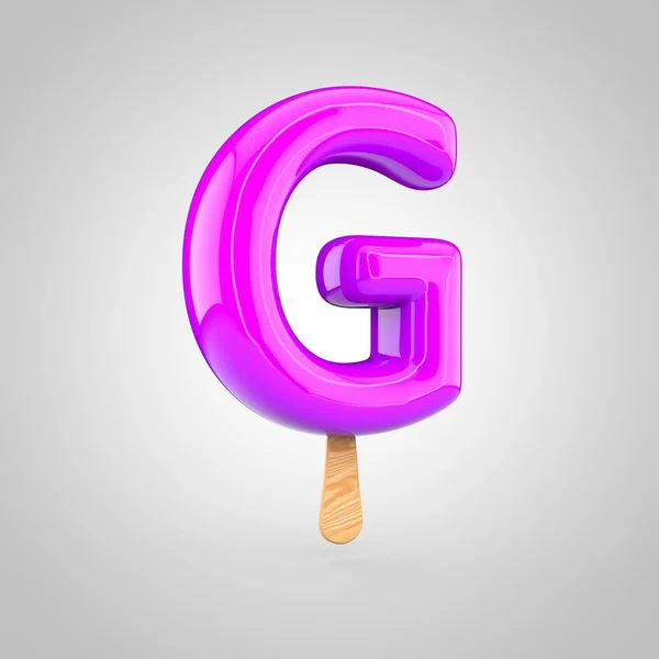 Ice cream G betű — Stock Fotó