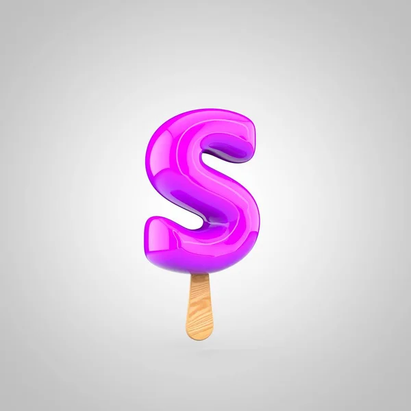 Lettera gelato S — Foto Stock