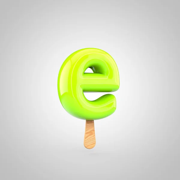 Jégkrém E betű — Stock Fotó
