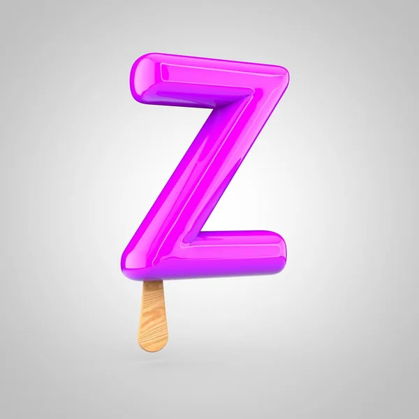 Dondurma harf Z — Stok fotoğraf