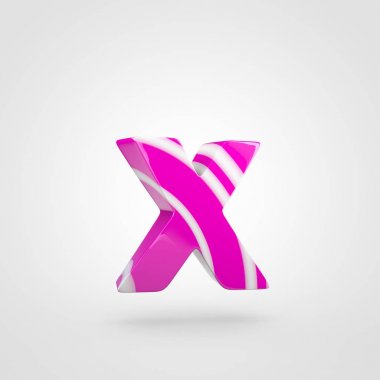 şeker tasarımını küçük harf X