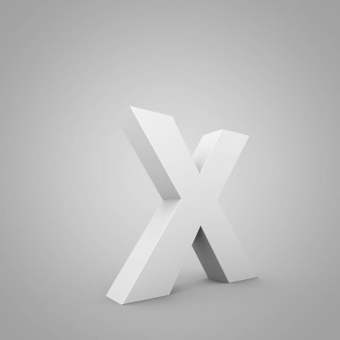küçük gri harf X