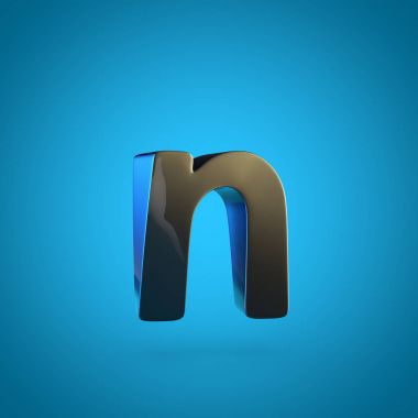 küçük siyah harf N