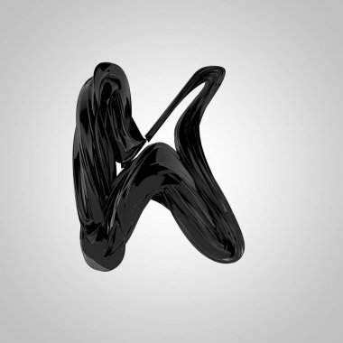 büyük siyah harf K