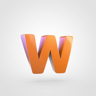 küçük portakal harf W