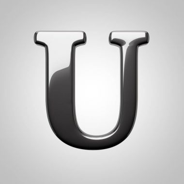 büyük siyah harf U