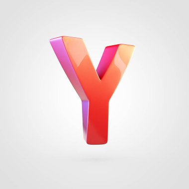 büyük kırmızı harf Y