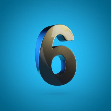 Tasarım siyah numarası 6