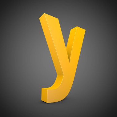 küçük sarı harf Y