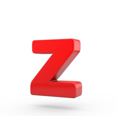 küçük kırmızı harf Z