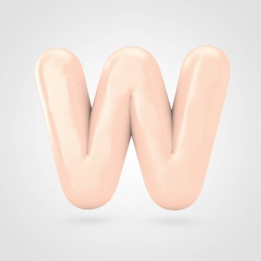 büyük pembe harf W