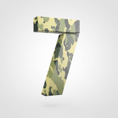 7 numaralı tasarımını kamuflaj