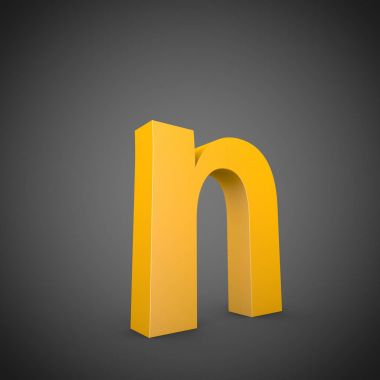 küçük sarı harf N