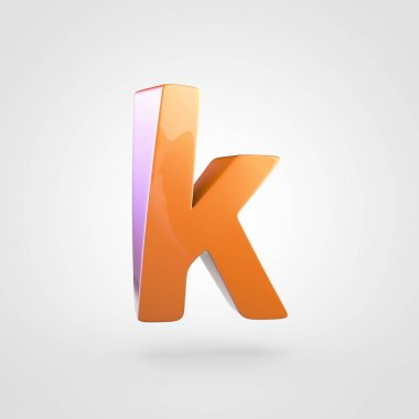 küçük portakal harf K