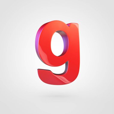 küçük kırmızı harf G