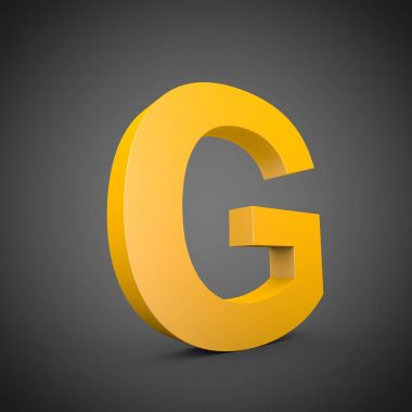 büyük sarı harf G