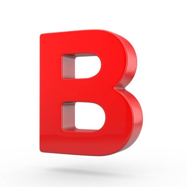 büyük kırmızı harf B