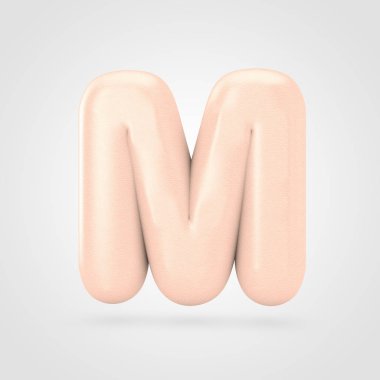 büyük pembe harf M