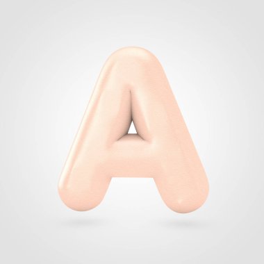 büyük pembe harf A