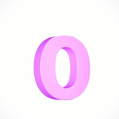 küçük pembe harf O