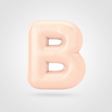 büyük pembe harf B