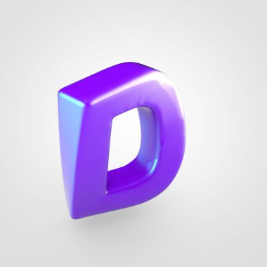 parlak mor harf D