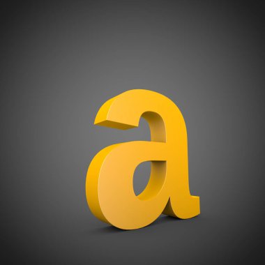 küçük sarı harf A